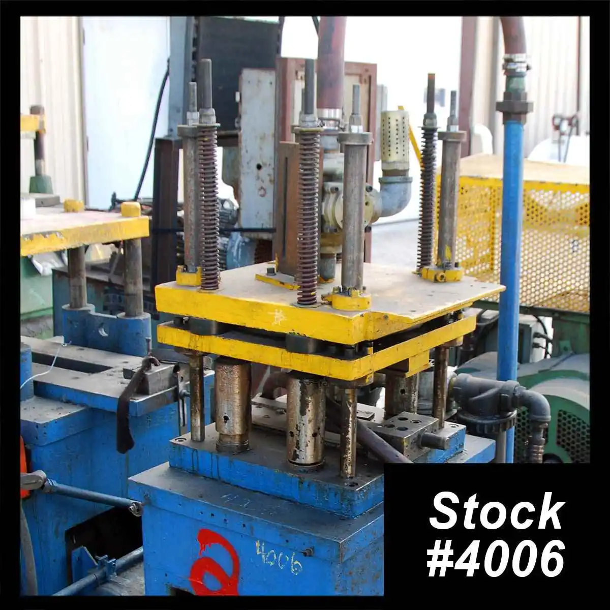 4 Ton DAHLSTROM (w/AIRAM Head), 4-Post, Pneumatic Cut-Off Press