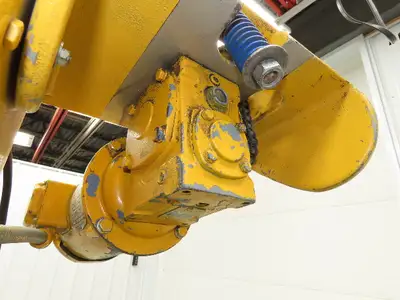 David Round Electric Hoist Tractor Power Drive Trolley 45 Fpm 460VAC 3Ph