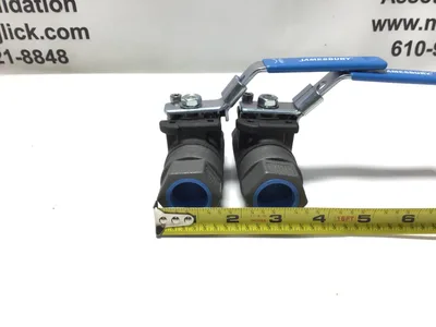 Jamesbury 3/4″ A 2236 TTD Ball Valve 1000PSI (Lot of 2)