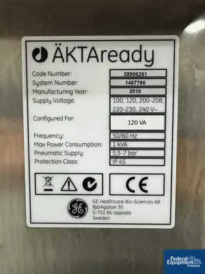 USED GE Healthcare GE Healthcare AKTAready Single Use Chromatography System, Portable