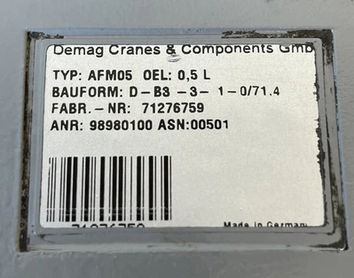 NEW DEMAG AFM05