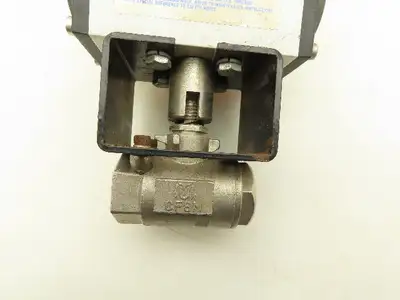 Milwaukee Controls MC2 Pneumatic Actuator Ball Valve w/Positioner 3/4" NPT