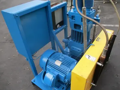 20 HP Hycomp, Boost Compressor, Nitrogen/Air/Gas Pressure Booster, 300-600 psi, 20-60 scfm