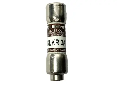 USED LITTELFUSE FAST-ACTING CURRENT-LIMITING FUSE CLASS CC 600V 3A BOX OF 8