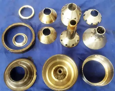 (2) Westfalia OTA 7 bowl assemblies, SS.