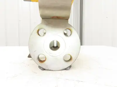 Tufline 0367 1" Flanged 300 Stainless Plug Valve Pneumatic Actuator & Positioner