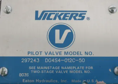 NEW VICKERS DG4S4-012C-50 SOLENOID VALVE 297243 DG4S4012C50