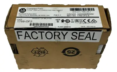 NEW ALLEN BRADLEY 1769-OF2 COMPACT I/O ANALOG OUTPUT SER. B 1769OF2