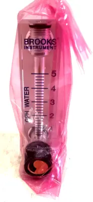 NEW BROOKS 2510A2L 19SVVT FLOWMETER 0.4 – 5 GPH WATER