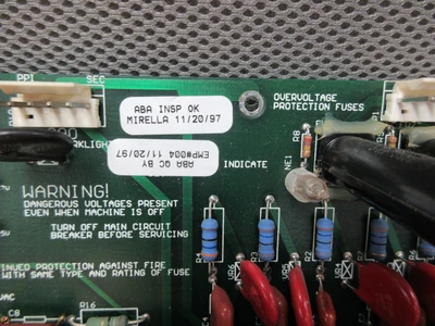 USED 1998 USED HAAS PARTS AND TOOLING HAAS POWER SUPPLY PCB ASSEMBLY 32-4075E REV. D