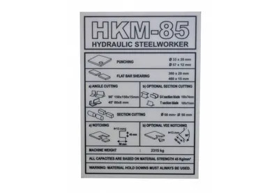 NEW SAHINLER HKM 85
