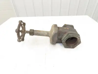 Powell White Fig 377 Bronze Gate Valve 3" NPT Threaded Rising Stem 300 WSP