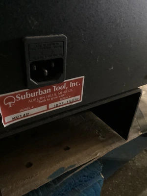 Used SUBURBAN TOOL MV14P Miscellaneous Testers Michigan US | iGAM Industrial Marketplace #1466494