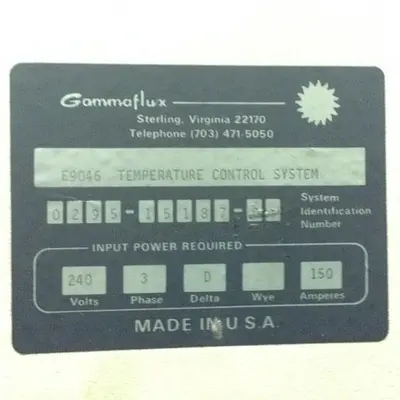 USED GAMMAFLUX DA-301-E