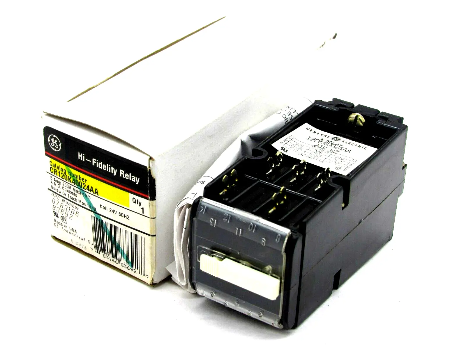 NEW GENERAL ELECTRIC CR120K4002AA RELAY