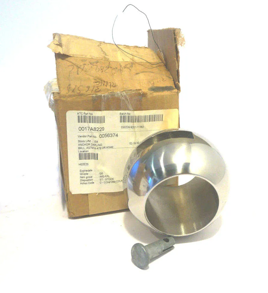 NEW ANCHOR DARLING/ATC ASTM A-479 BALL VALVE 02-16-30-0001-0025 A479