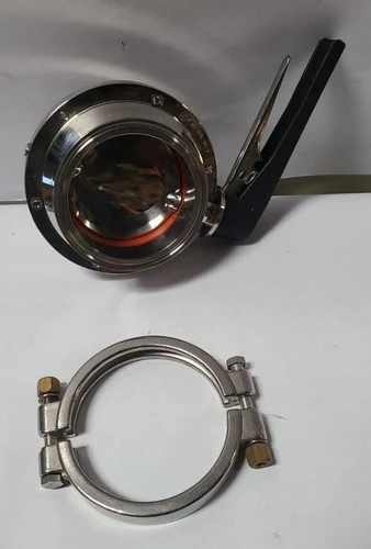 304L 4" AISI 143/11 MANUAL 2 POSITION BUTTERFLY VALVE Stainless Steel