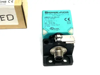 USED PEPPERL+FUCHS INDUCTIVE CUBE SENSOR, 4-LEDS, 187481