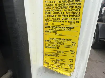 Used 2014 ISUZU NQR Box trucks California US | Ben Kaplan Equipment #1425577