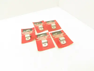 Velvac 704069 Clamp Kit 5/8" Round 5/16" Mounting Hole Aluminum Lot of 5