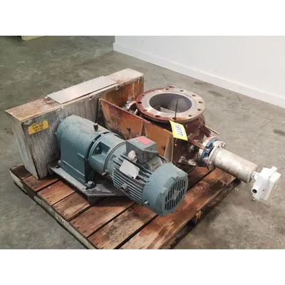Used 10" Stainless Steel Flo-Tronics Rotary Airlock Feeder Valve