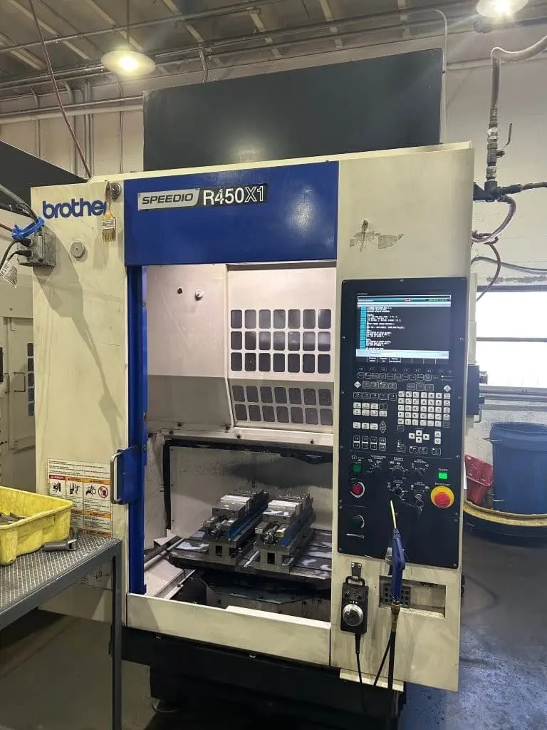 Used 2015 BROTHER SPEEDIO R450X1 Vertical Machining Centers Georgia US | The Equipment Hub #229192