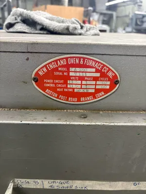 NEW ENGLAND OVEN & FURNACE COMPANY CA 250 Ovens & Furnaces | Global Machine Brokers, LLC (2)