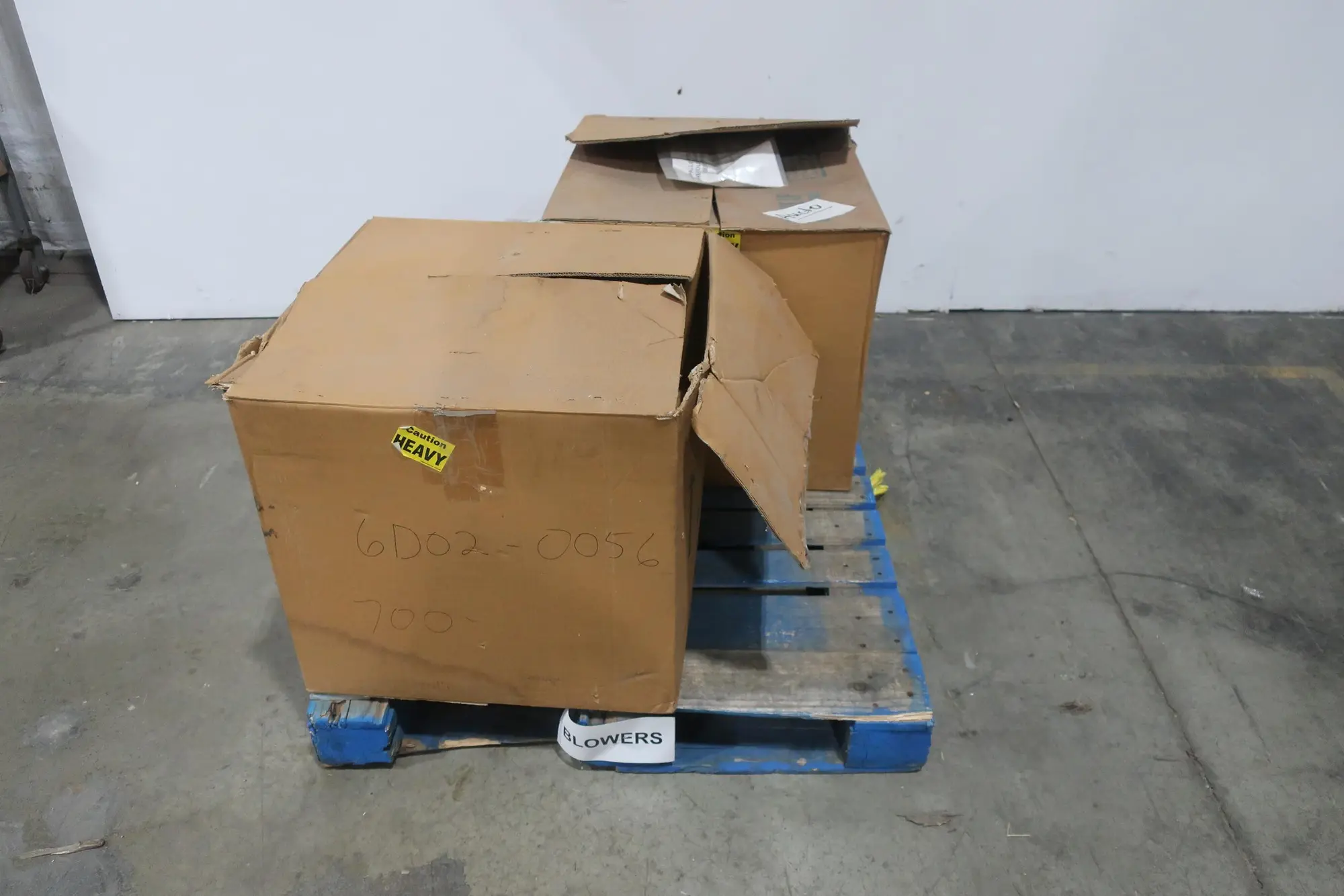 LOT OF 2 ASSORTED BALDOR BLOWERS