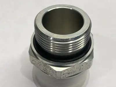 24-20F42EDMXS | Parker  Triple-Lok 37 Degree Flare JIC Fitting 1-1/2" x 1-1/4-11" - New Other