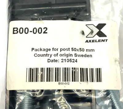 New | in-Stock Axelent Foot Cover For Post 50mm x 50mm Misc Fasteners Michigan US | Maverick Industrial Sales #1489890