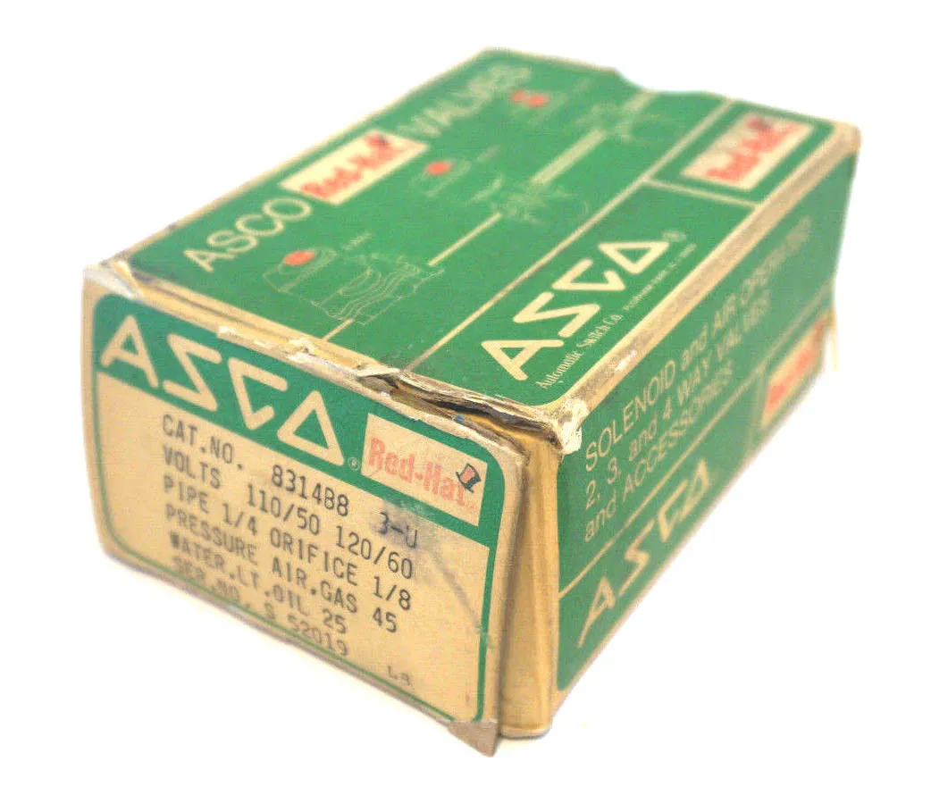 NEW ASCO 8314B8 3-U SOLENOID VALVE 8314B83U