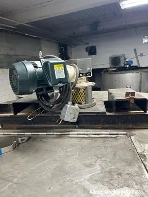 Used 1,250 Gallon 304 Stainless Steel Vertical Mix Tank – Dual Turbine Agitator,