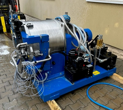 Krettek ProCent P 63 B Pilot horizontal peeler centrifuge, 316L SS.