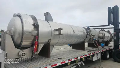 GBI, Stainless Reactor / Autoclave, 450 psi @ 460° F, 46" x 16' ID, new ready to insall, 2017
