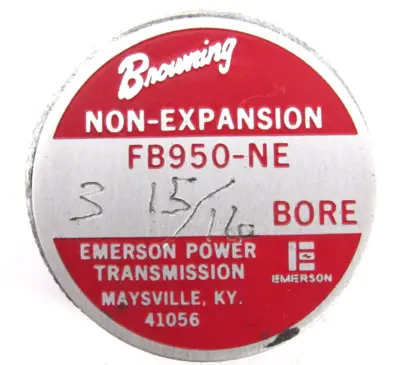 NEW BROWNING FB950-NE FLANGE BEARING 3-15/16" BORE XC2385CA FB950NEX31516