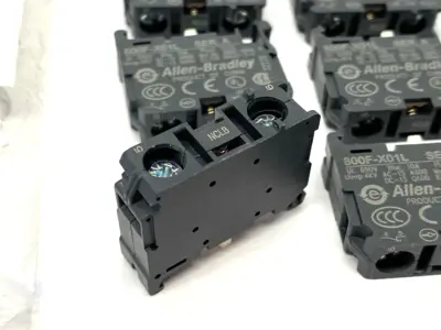 USED ALLEN-BRADLEY SER. A CONTACT CARTRIDGE BLOCK