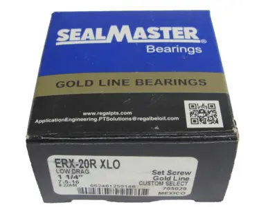 NEW SEALMASTER ERX-20R-XL0 BEARING 1 1/4" ERX20RXL0