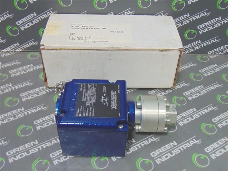 ITT Neo-Dyn 100PV16D3 Adjustable Air Relay Switch 80-200 PSIG New NIB