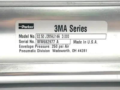 USED PARKER PNEUMATIC CYLINDER