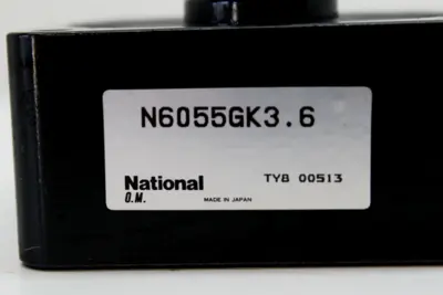 Oriental Motor / National N6055GK3.6 Motor Gear Head
