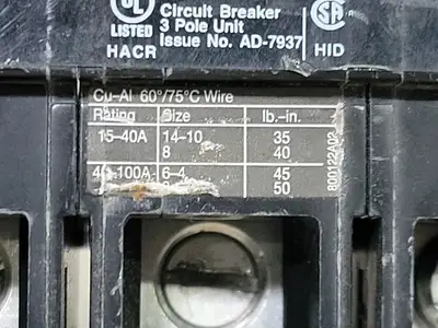 USED SIEMENS BQD340