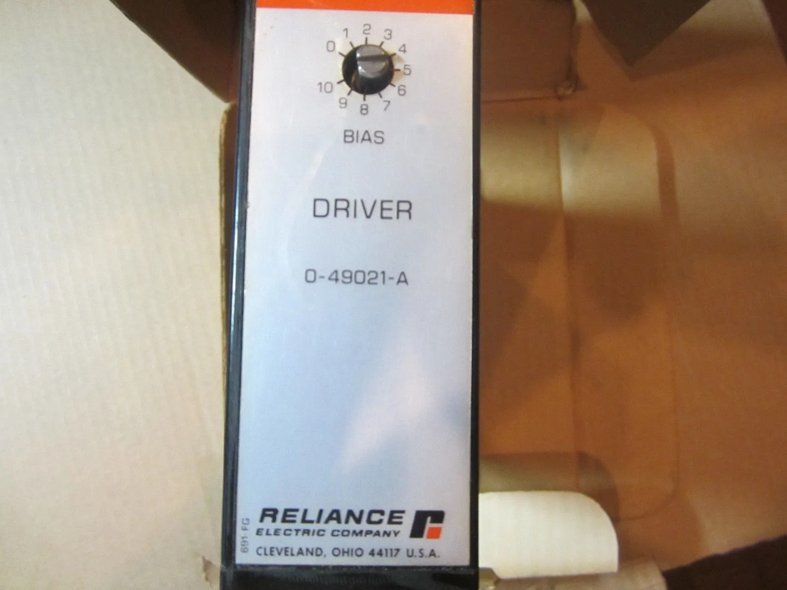 USED RELIANCE ELECTRIC 0-49021-A CARDPAK 049021A DRIVER