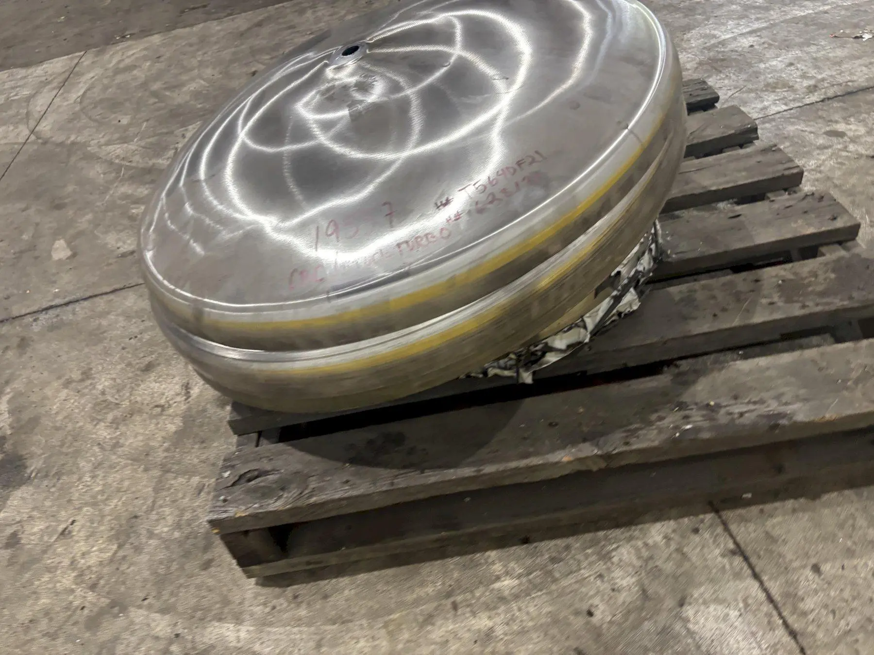 STAINLESS STEEL FLANGED TANK HEADS: STOCK #23191