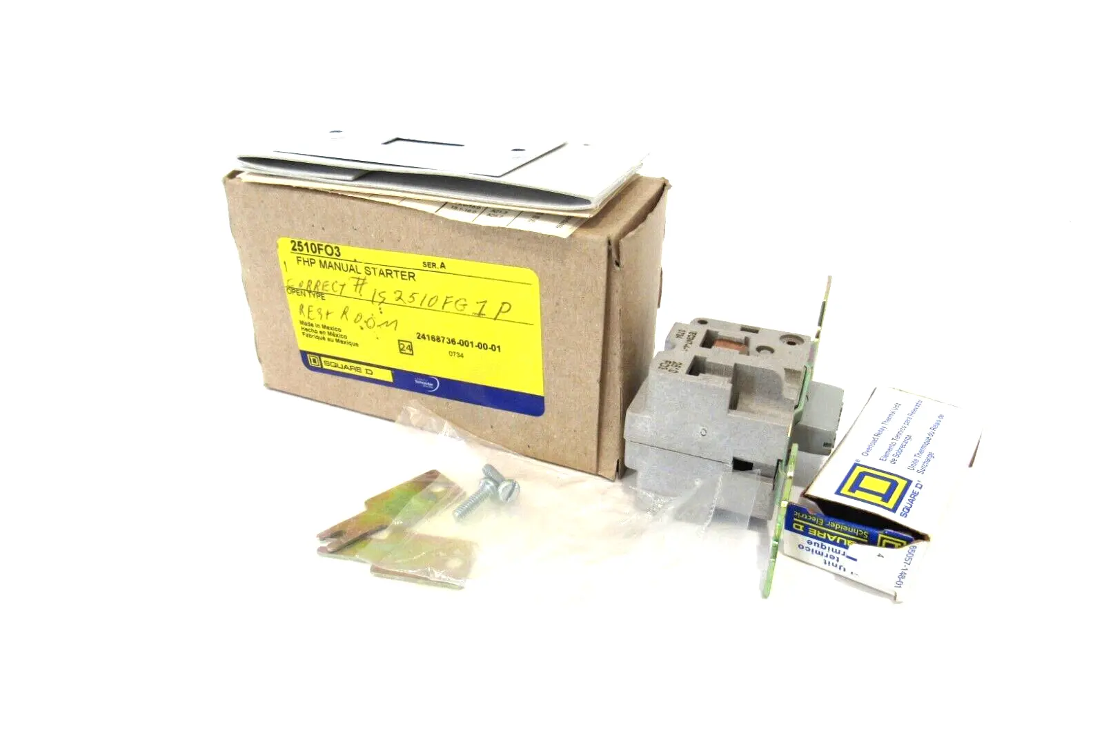 NEW SQUARE D 2510FO3 MANUAL STARTER SER.A