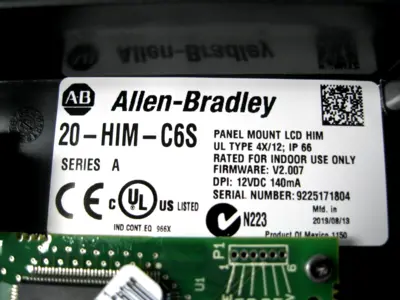 USED Allen Bradley 20-HIM-C6S
