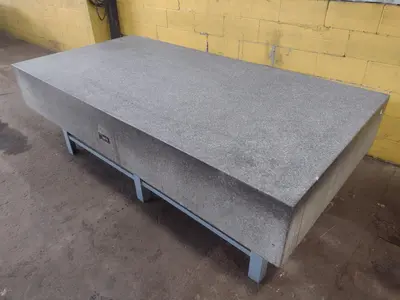 8' X 4' X 14" CHALLENGE PRECISION LAYOUT INSPECTION GRANITE TABLE: STOCK #23803
