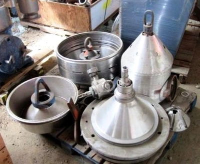 Alfa-Laval CRPX 714 HGV-14C peel oil separator, 316SS.