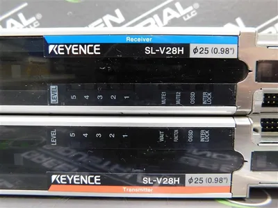 Keyence Transmitter and Receiver Pair SL-V28H Ver.3 9.8ms response time Used