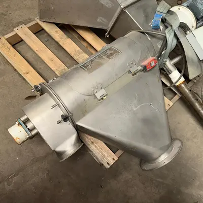 Kek Stainless Steel Rotary Brush Sieve - 180mm Dia x 500mm Face