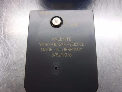 Valenite VDI50 Shank KM40 Clamping Unit VM40-QLRAR-VDI5070 (LOC453A)